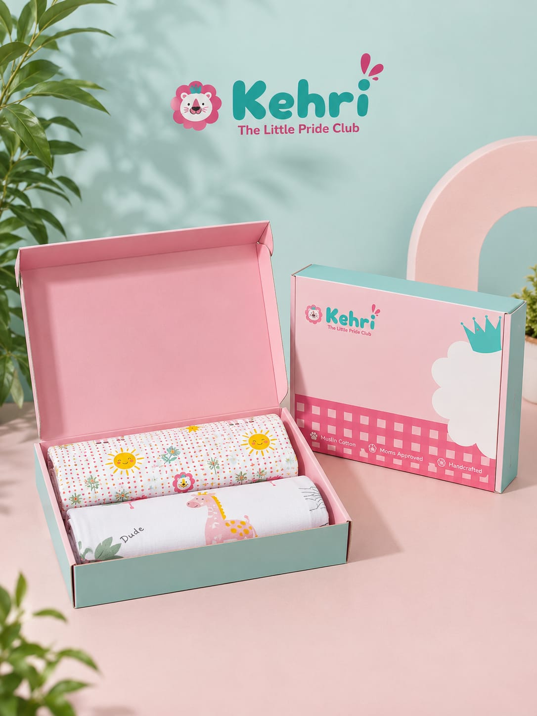 Kehri kit- swaddle duo set